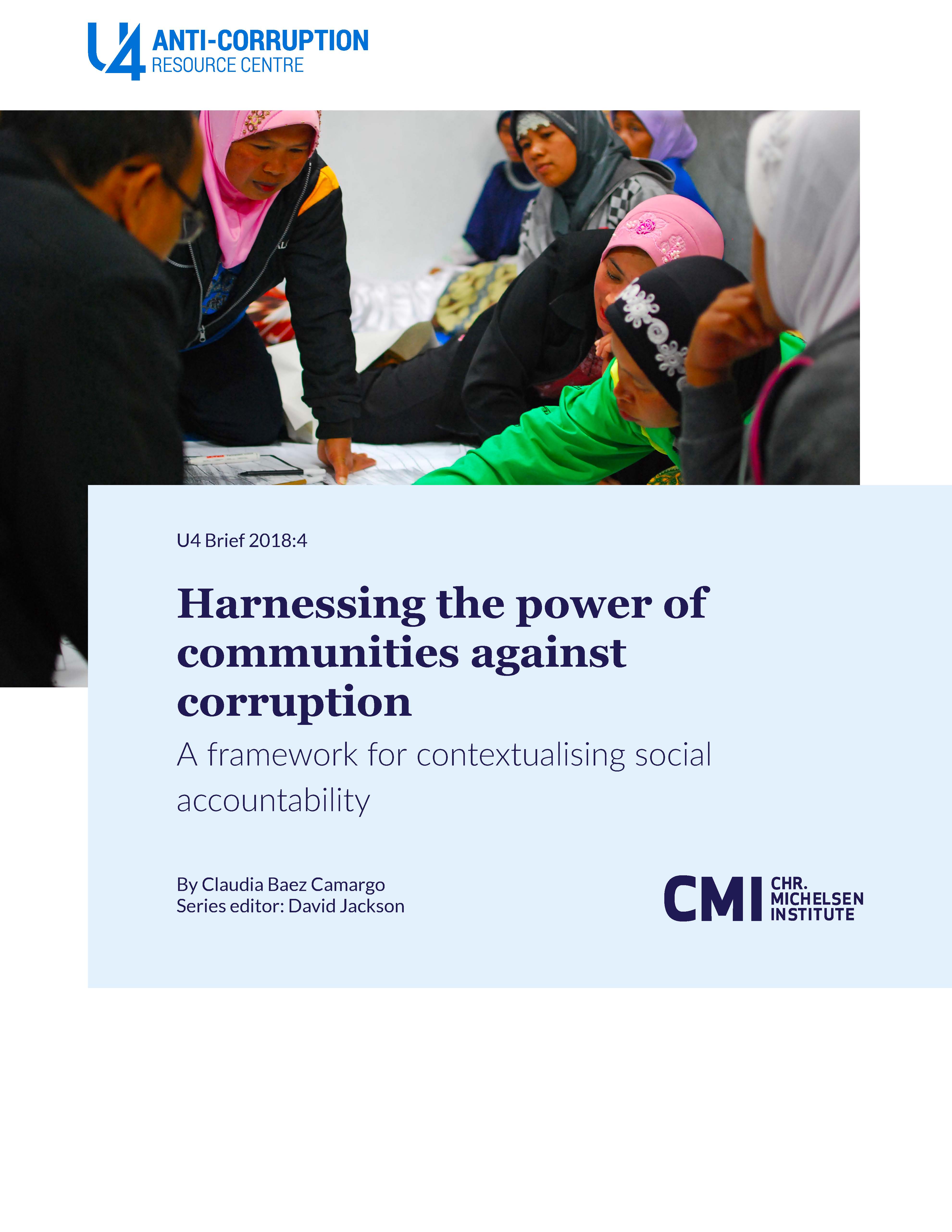 Harnessing the power of communities against corruption Basel